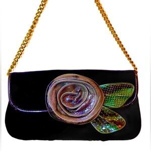 Marc Jacobs Vintage Python & Ostrich Rose Bag